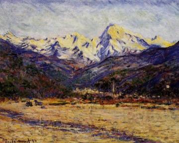 The Valley of the Nervia Artwork by Claude Oscar Monet