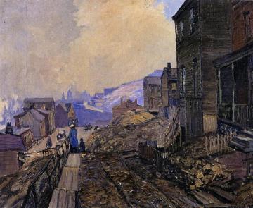 Overlooking Soho, Pittsburgh Artwork by Edward Willis Redfield