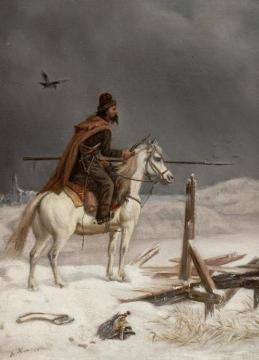 Lancer in the Snow Artwork by Niels Simonsen