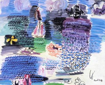 Boats Artwork by Raoul Dufy