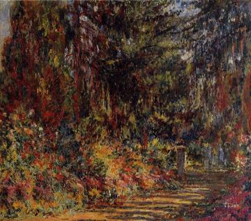 The Path at Giverny Artwork by Claude Oscar Monet
