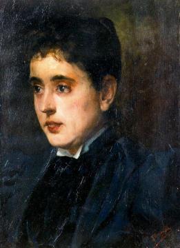 Retrato de doña Elisa Ruiz Ortiz Artwork by Jose Mongrell Torrent