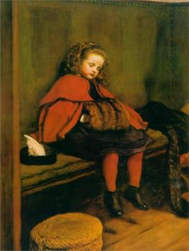 My Second Sermon Artwork by Sir John Everett Millais