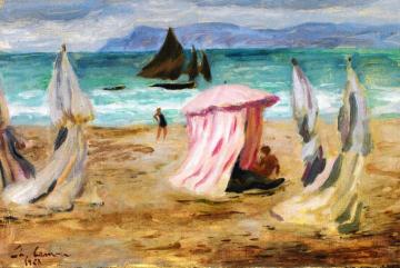 Beach Scene Artwork by Charles Camoin