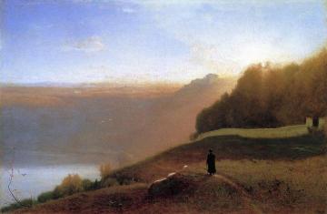 Lake Nemi Artwork by George Inness