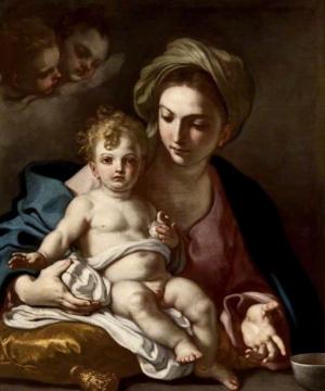 Virgin And Child Artwork by Francesco Solimena