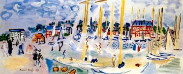 A Sunday In Deauville Artwork by Raoul Dufy