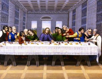 The Last Supper Artwork by Erastus Salisbury Field