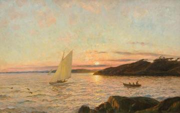 Evening Cruise Artwork by Thorolf Holmboe