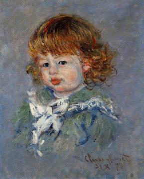 Jean-Pierre Hoschede, called 'Bebe Jean' Artwork by Claude Oscar Monet