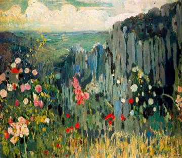 Primavera. Montserrat Artwork by Joaquin Mir Trinxet