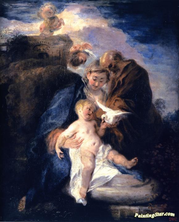 Rest on the Flight into Egypt Artwork by Jean-Antoine Watteau