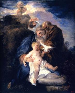 Rest on the Flight into Egypt Artwork by Jean-Antoine Watteau