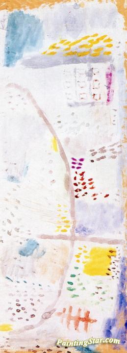 House On A Hill Artwork by Paul Klee