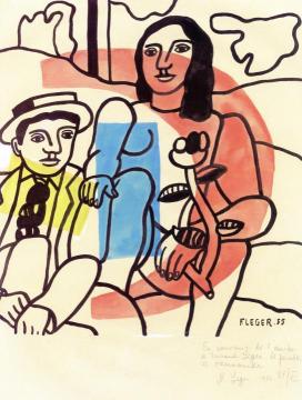 Lovers Artwork by Fernand Léger