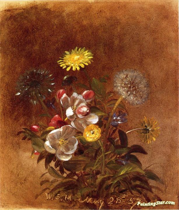 Spring Bouquet Artwork by William Sidney Mount