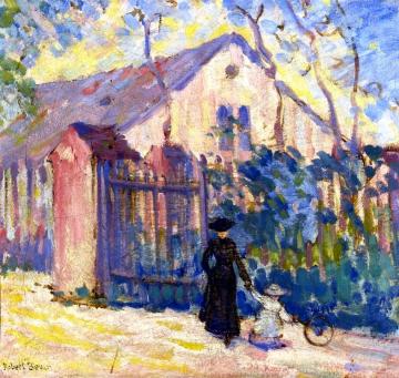 The Gate at Szeliwy Artwork by Robert Bevan