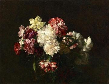 Carnations Artwork by Henri Fantin-Latour