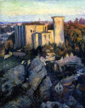 The Château de Falaise (evening) Artwork by Emile-othon Friesz