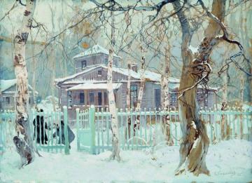 Winter Landscape Artwork by Stepan Kolesnikov