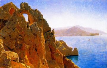 Natural Arch, Capri Artwork by William Stanley Haseltine