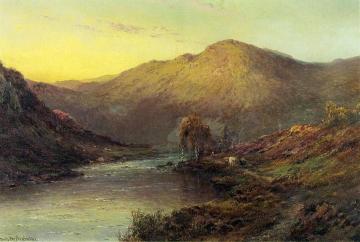 Near Dunkeld Artwork by Alfred de Breanski, Sr.