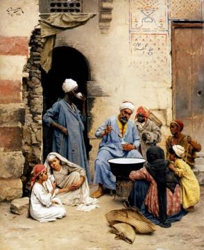 The Sahleb Vendor, Cairo Artwork by Ludwig Deutsch