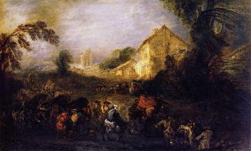 The Burdens of War Artwork by Jean-Antoine Watteau