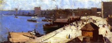 Circular Quay Artwork by Sir Arthur Streeton