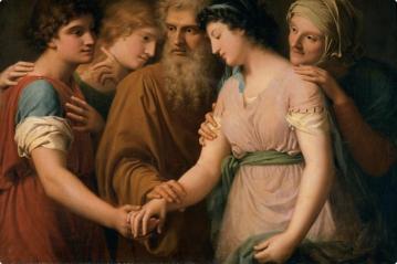 The Marriage of Sara Artwork by Gaspare Landi