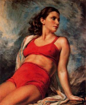 The Red Jersey Artwork by George Owen Wynne Apperley