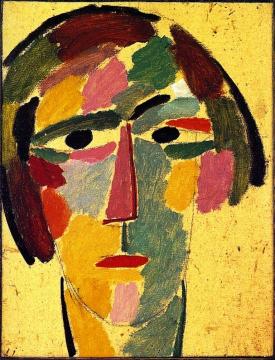Mystical Head: Anika Artwork by Alexej Jawlensky