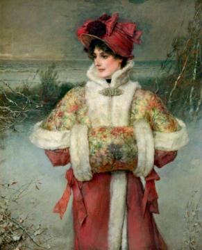 The Lady of the Snows Artwork by George Henry Boughton