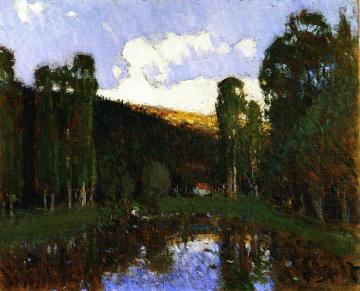 Bord d'Etang Anime Artwork by Pierre Eugène Montézin