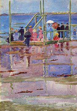 Float at Low Tide, Revere Beach Artwork by Maurice Prendergast