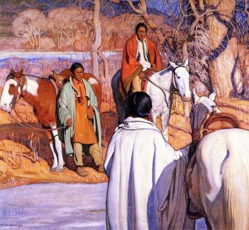 By The Stream Artwork by E. Martin Hennings