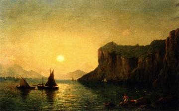 Bay of Naples from Capri Artwork by Christopher Pearse Cranch