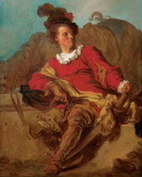 Jean-claude Richard, Abbot Of Saint-non, Dressed 'a L'espagnole' Artwork by Jean Honore Fragonard