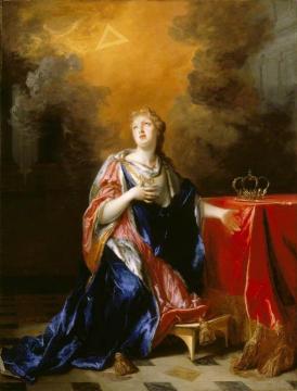 Saint Margaret, Queen of Scotland Artwork by Nicolas de Largillierre