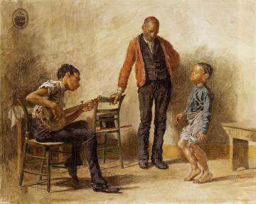 The Dancing Lesson Artwork by Thomas Eakins