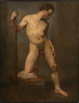 Study Of A Male Nude Artwork by Thèodore Gèricault