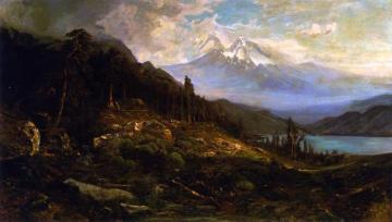 Mount Shasta And Castle Lake Artwork by William Keith