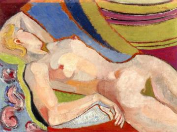 Blond Nude Artwork by André Lhote