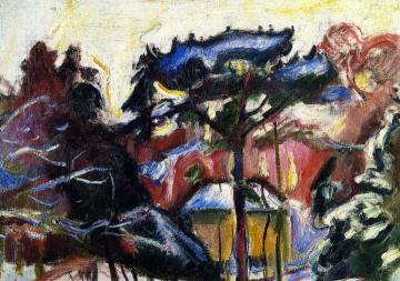 Trees At Honfleur Artwork by Emile-othon Friesz