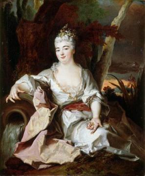 Elisabeth Charlotte von der Pfalz Artwork by Nicolas de Largillierre