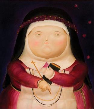 Santa Rosa De Lima Artwork by Fernando Botero