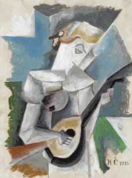 Guitar Player Artwork by Karel Capek