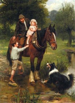 A Helping Hand Artwork by Arthur John Elsley