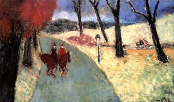 Winter Riders Artwork by Milton Avery