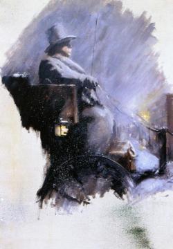 The Cabbie Artwork by Everett Shinn